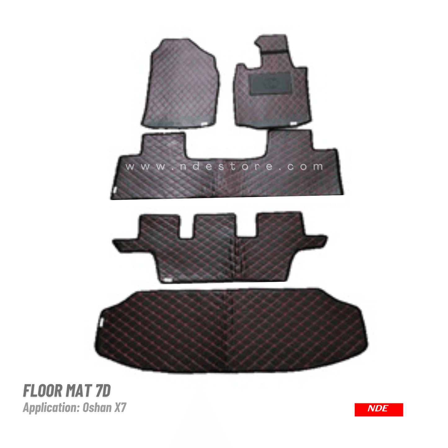 FLOOR MAT FLAT STYLE 7D COMPLETE SET FOR CHANGAN OSHAN X7 - ndestore.com