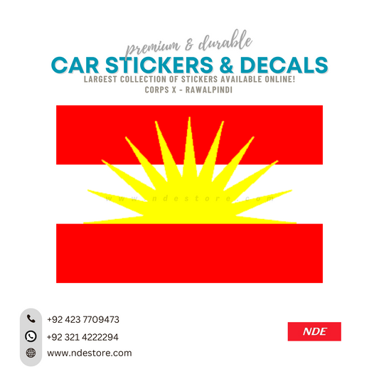 STICKER PAKISTAN ARMY FLAGS - ndestore.com