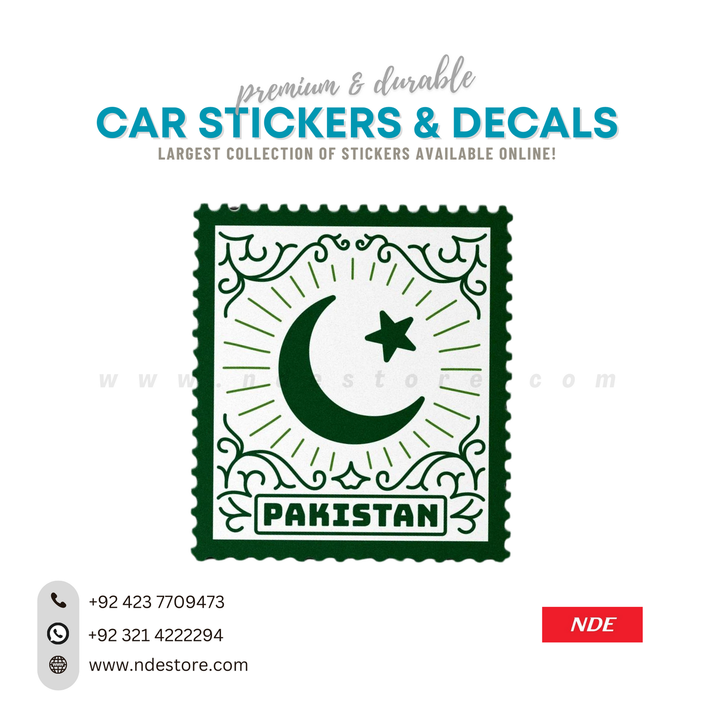 STICKER, PAKISTAN