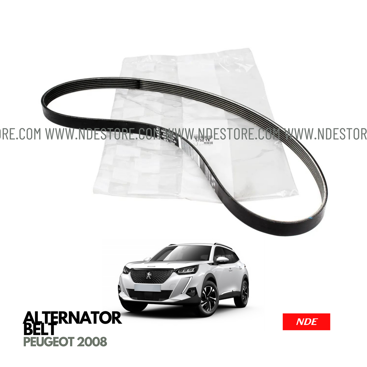 FAN BELT / ALTERNATOR BELT GENUINE FOR PEUGEOT 2008 - ndestore.com