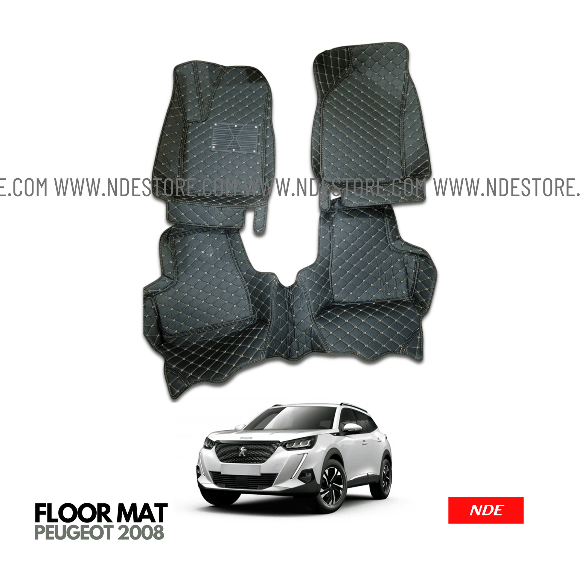 FLOOR MAT 7D STYLE FOR PEUGEOT 2008 - ndestore.com