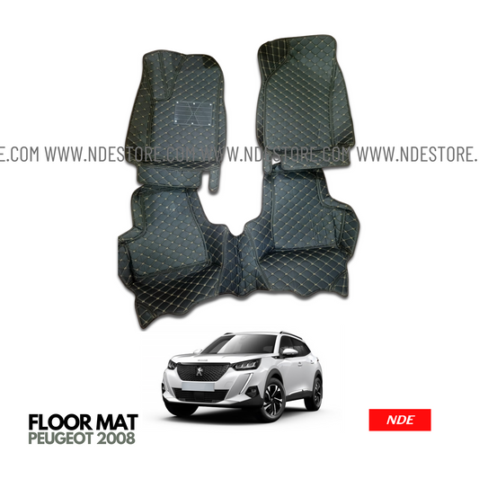 FLOOR MAT 7D STYLE FOR PEUGEOT 2008