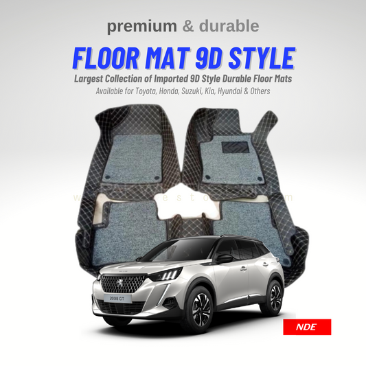 FLOOR MAT 9D STYLE FOR PEUGEOT 2008 - ndestore.com