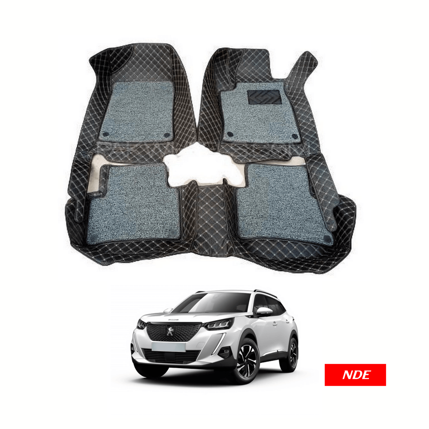 FLOOR MAT 9D STYLE FOR PEUGEOT 2008 - ndestore.com