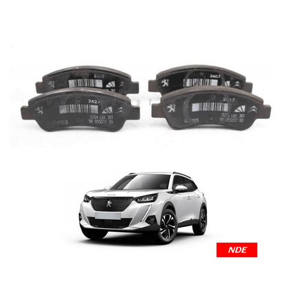 BRAKE DISC PAD SET FRONT GENUINE FOR PEUGEOT 2008 - ndestore.com