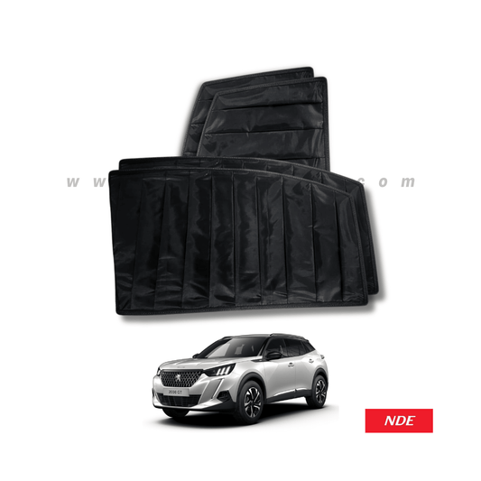 SUN SHADE BLACK WRINKLE FOR PEUGEOT 2008 - ndestore.com