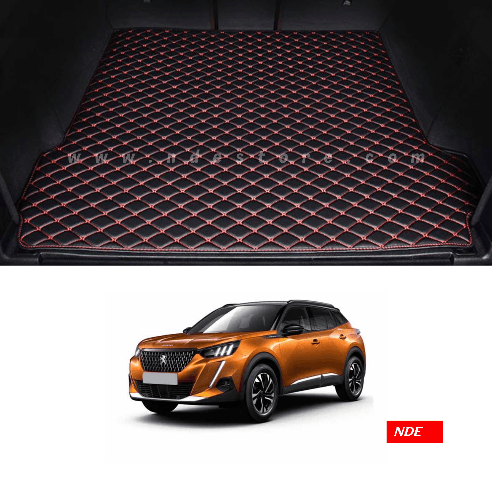 TRUNK FLOOR MAT 7D STYLE FOR PEUGEOT 2008 - ndestore.com