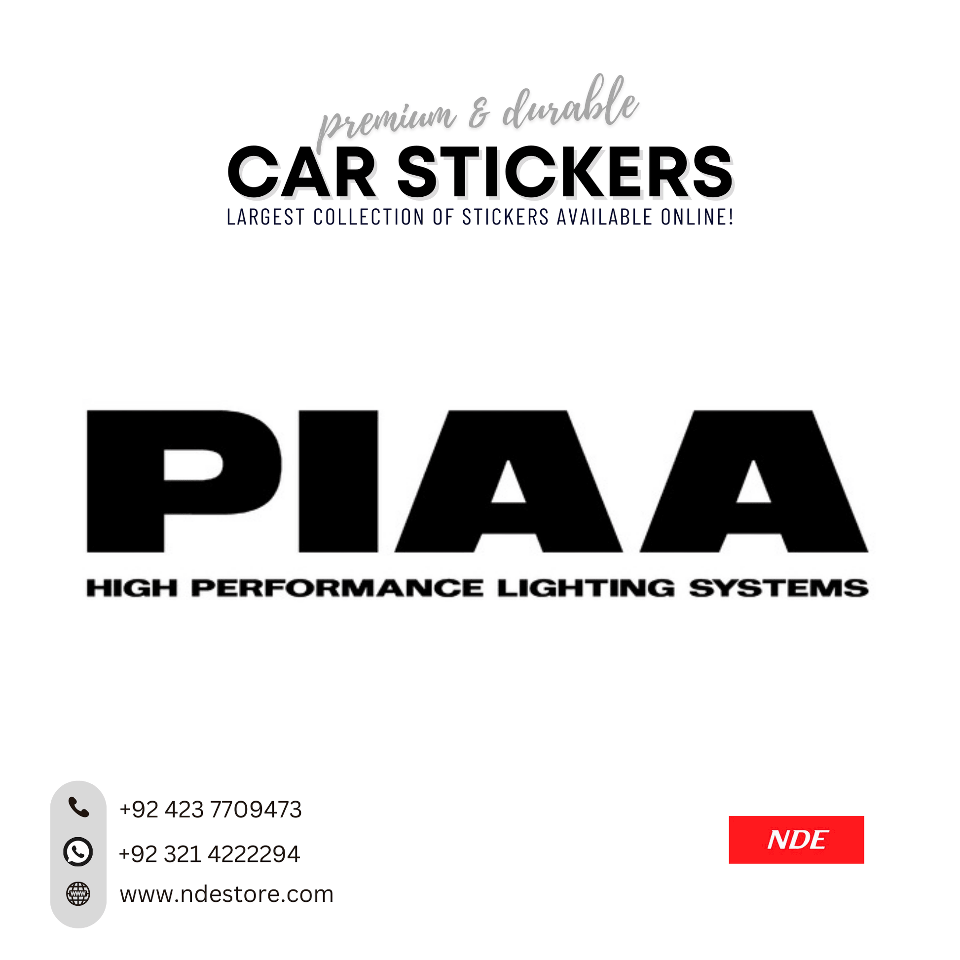 STICKER PIAA - ndestore.com