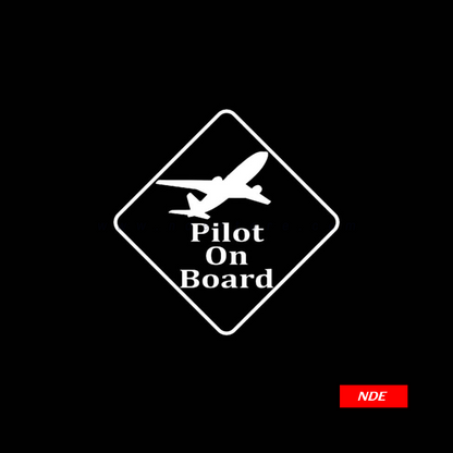 STICKER PILOT ON BOARD - ndestore.com