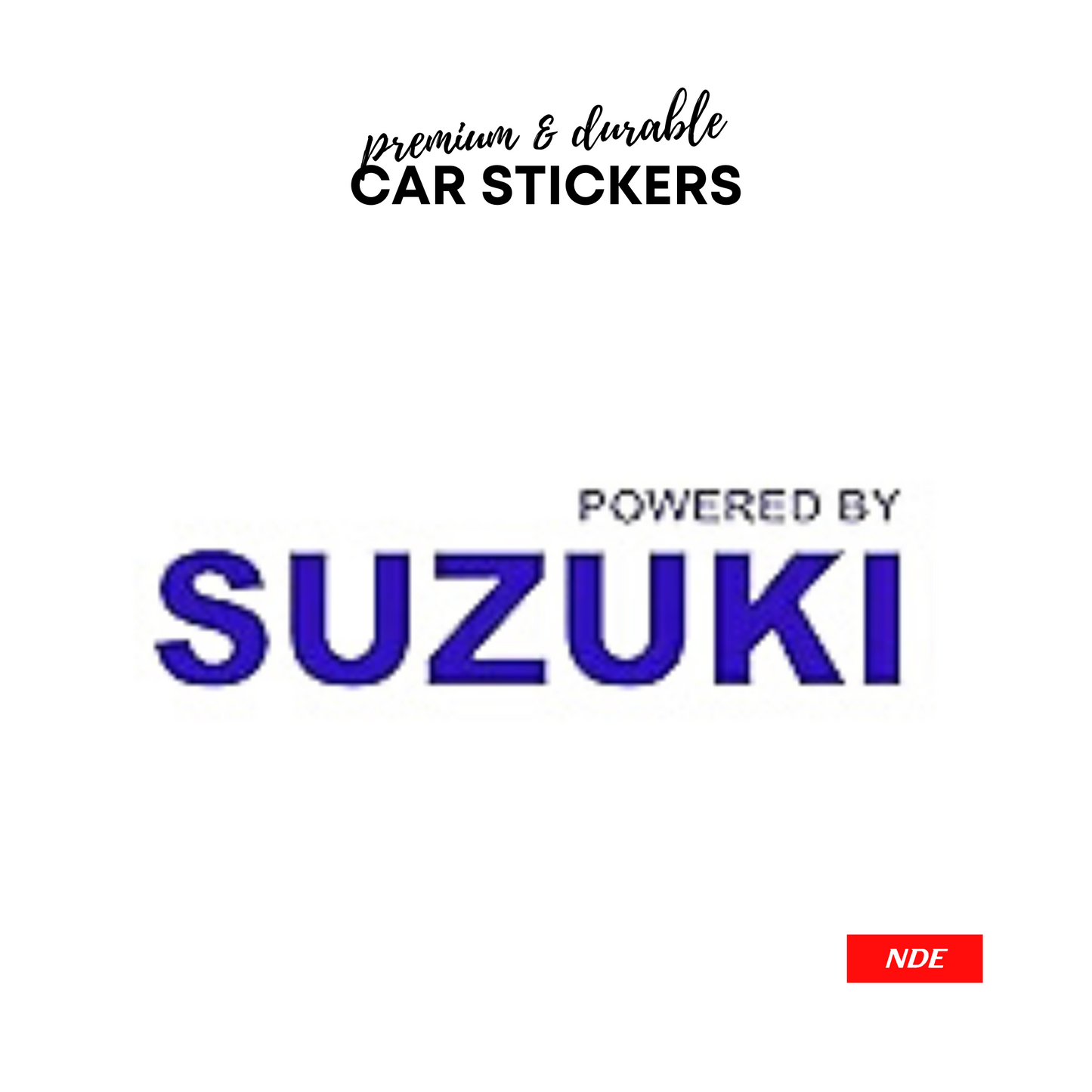 STICKER,POWERED BY SUZUKI (SKU:99701)
