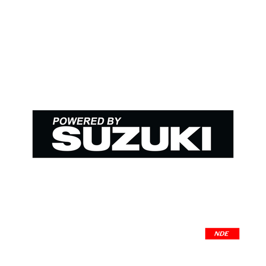 STICKER, POWERED BY SUZUKI SKU:8042