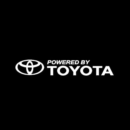 STICKER, POWERED BY TOYOTA SKU:8078 - ndestore.com