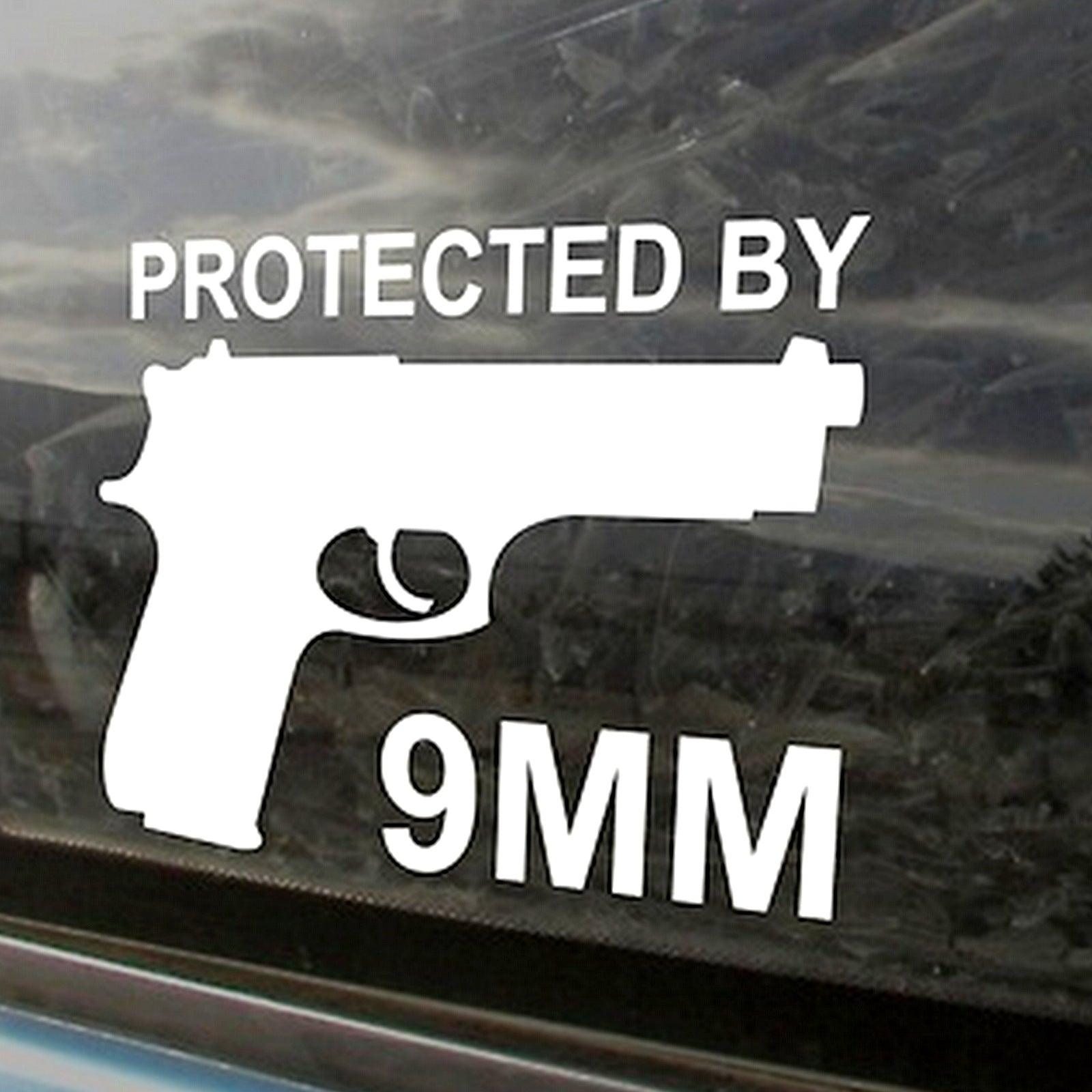 STICKER, PROTECTED BY 9MM - ndestore.com