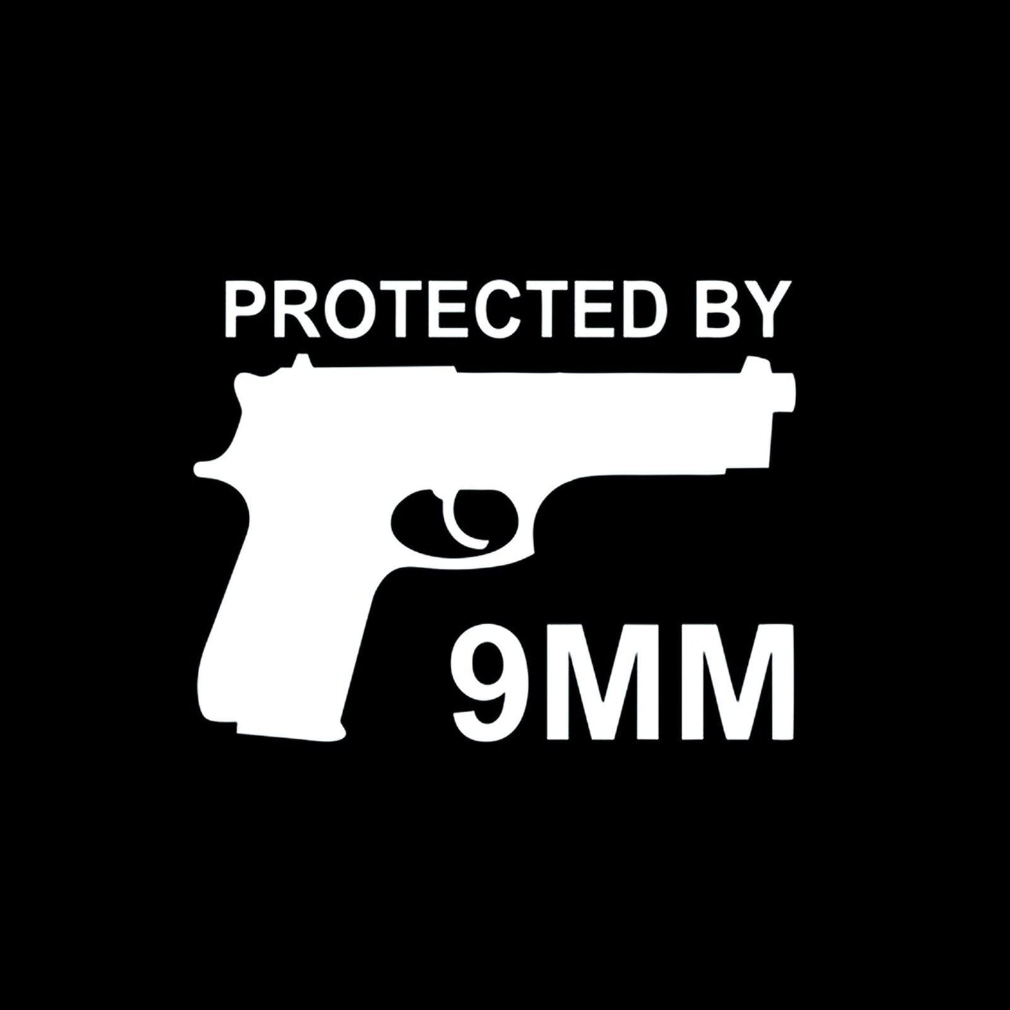 STICKER, PROTECTED BY 9MM - ndestore.com