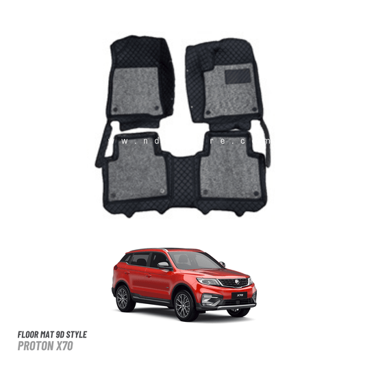 FLOOR MAT 9D STYLE FOR PROTON X70 - ndestore.com