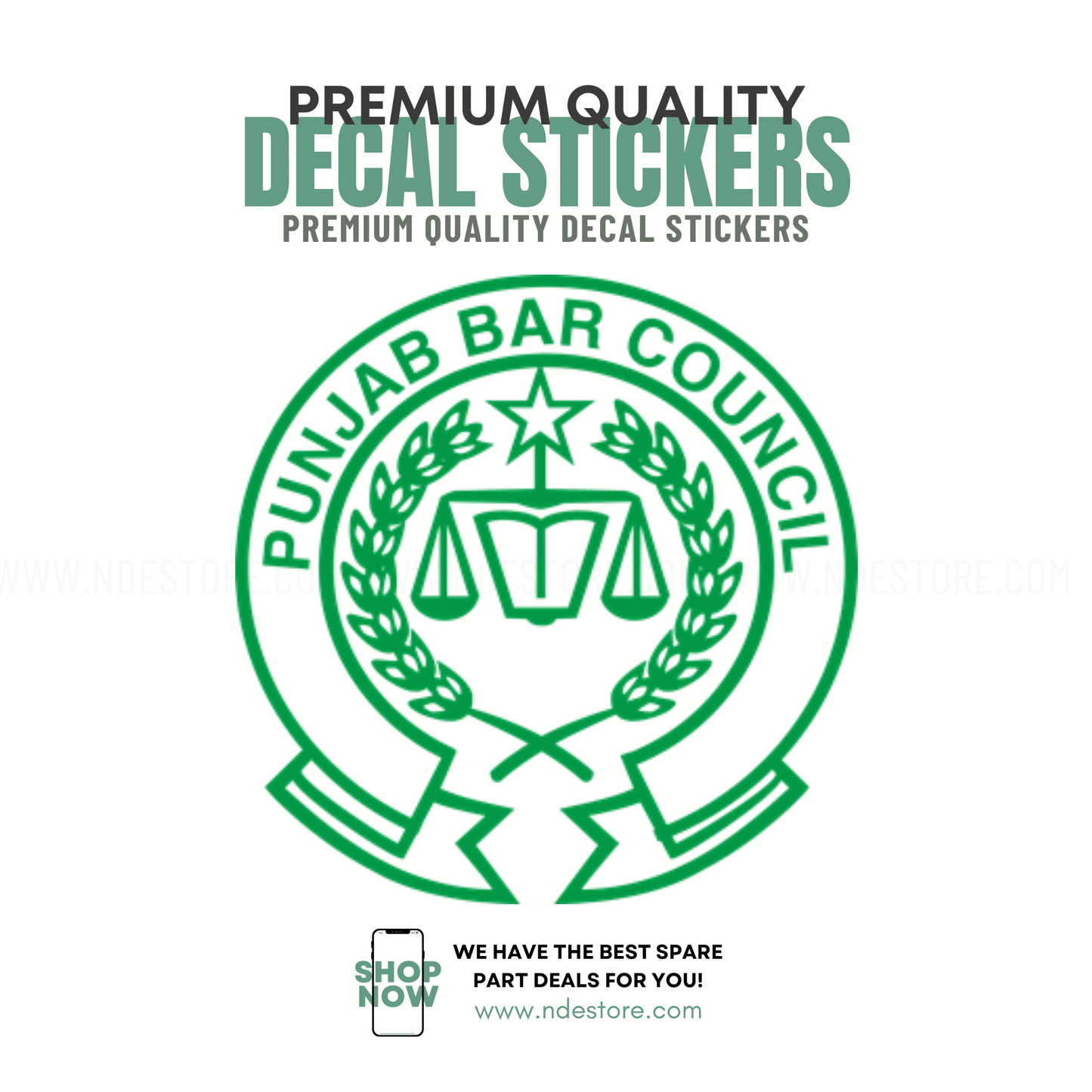 STICKER PUNJAB BAR COUNCIL