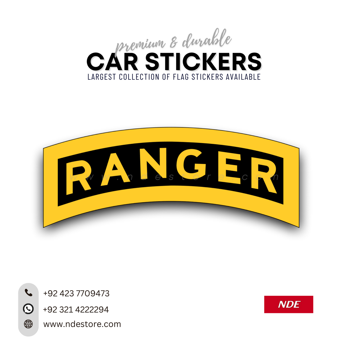 STICKER, RANGER