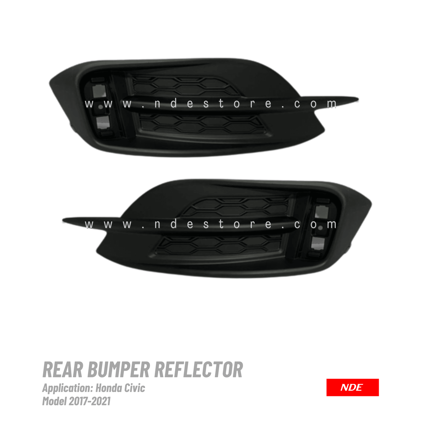 REAR BUMPER REFLECTOR FOR HONDA CIVIC (2017-2021) - ndestore.com