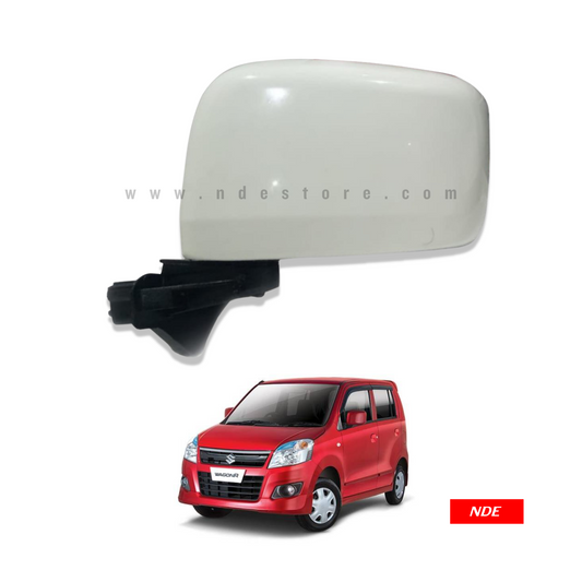 REAR VIEW DOOR SIDE MIRROR WHITE BASE FOR SUZUKI WAGON R