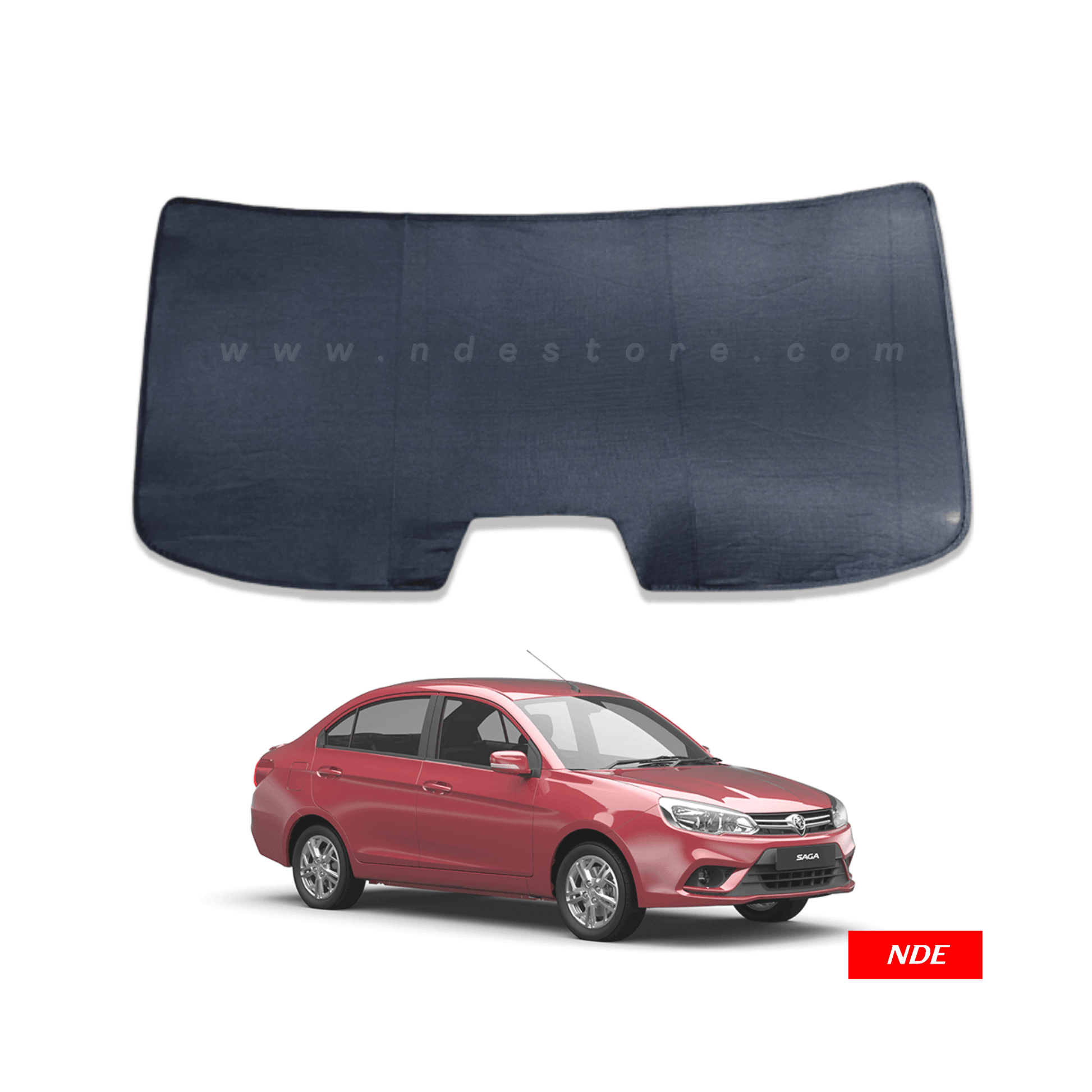 SUN SHADE REAR WINDSHIELD PREMIUM QUALITY FOR PROTON SAGA - ndestore.com