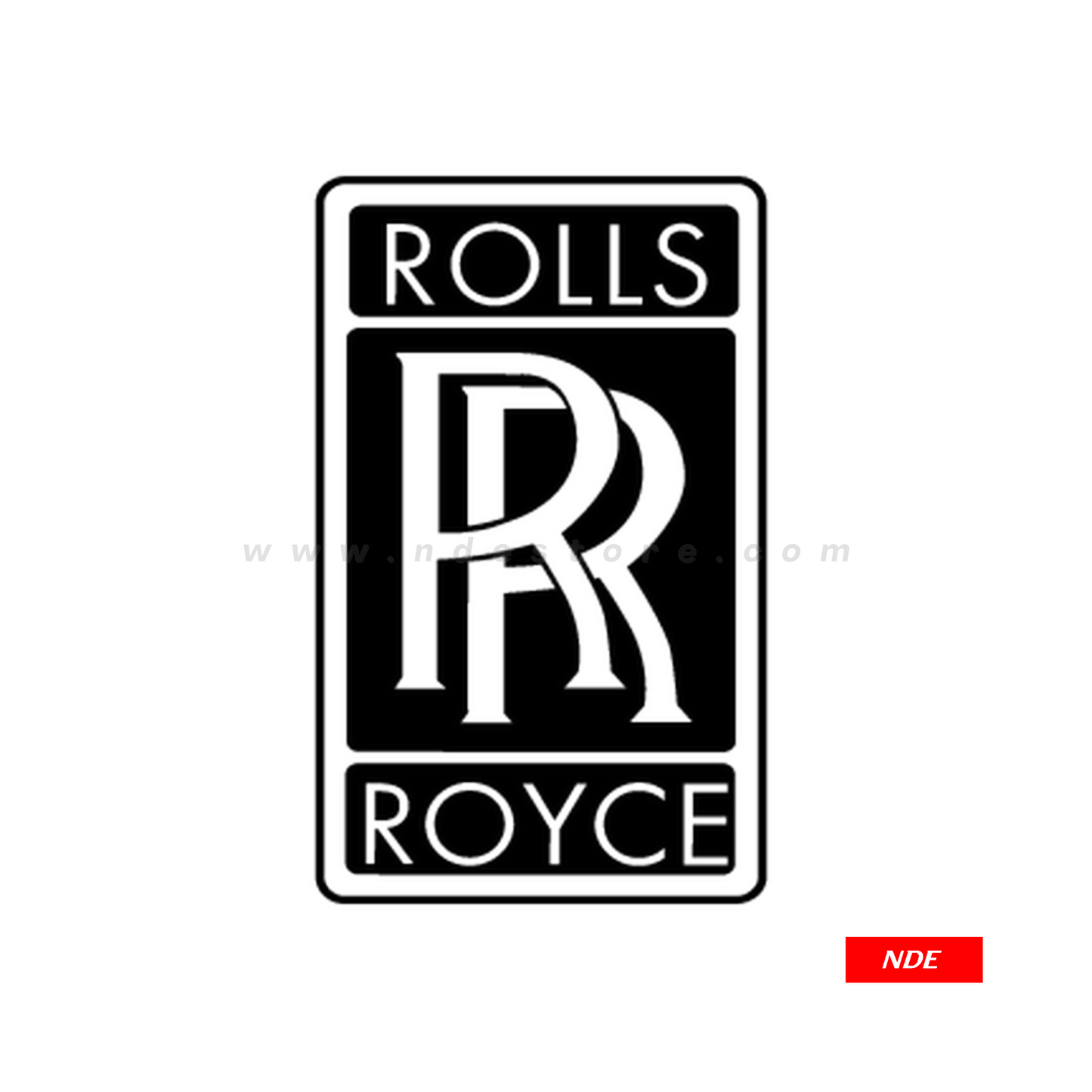 STICKER, ROLLS ROYCE