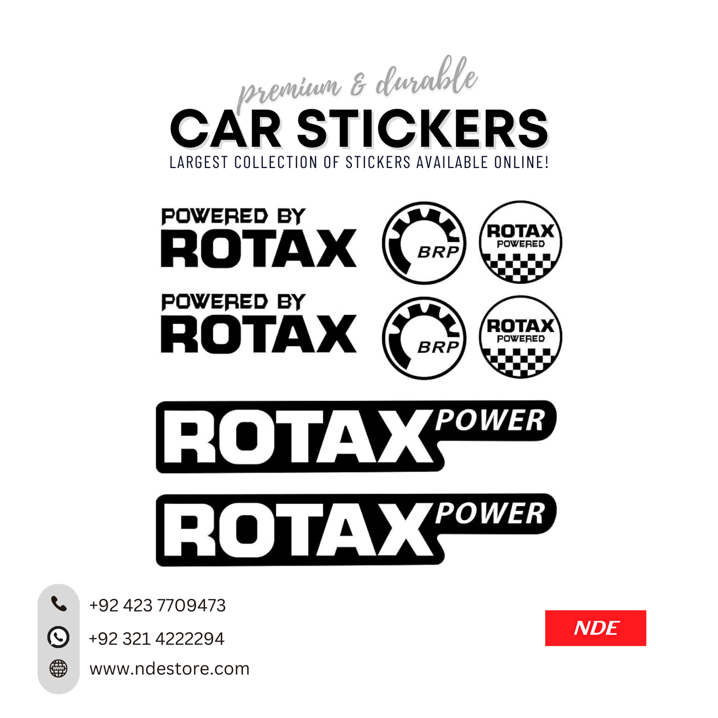 STICKER ROTAX POWER - ndestore.com