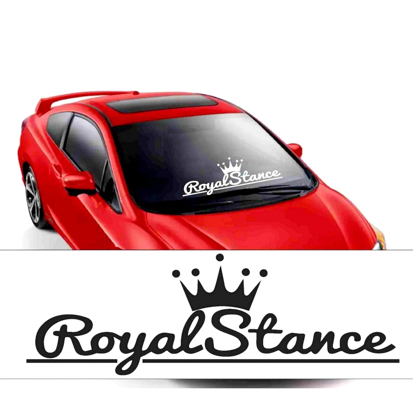 STICKER WINDSHIELD CAR ROYAL STANCE