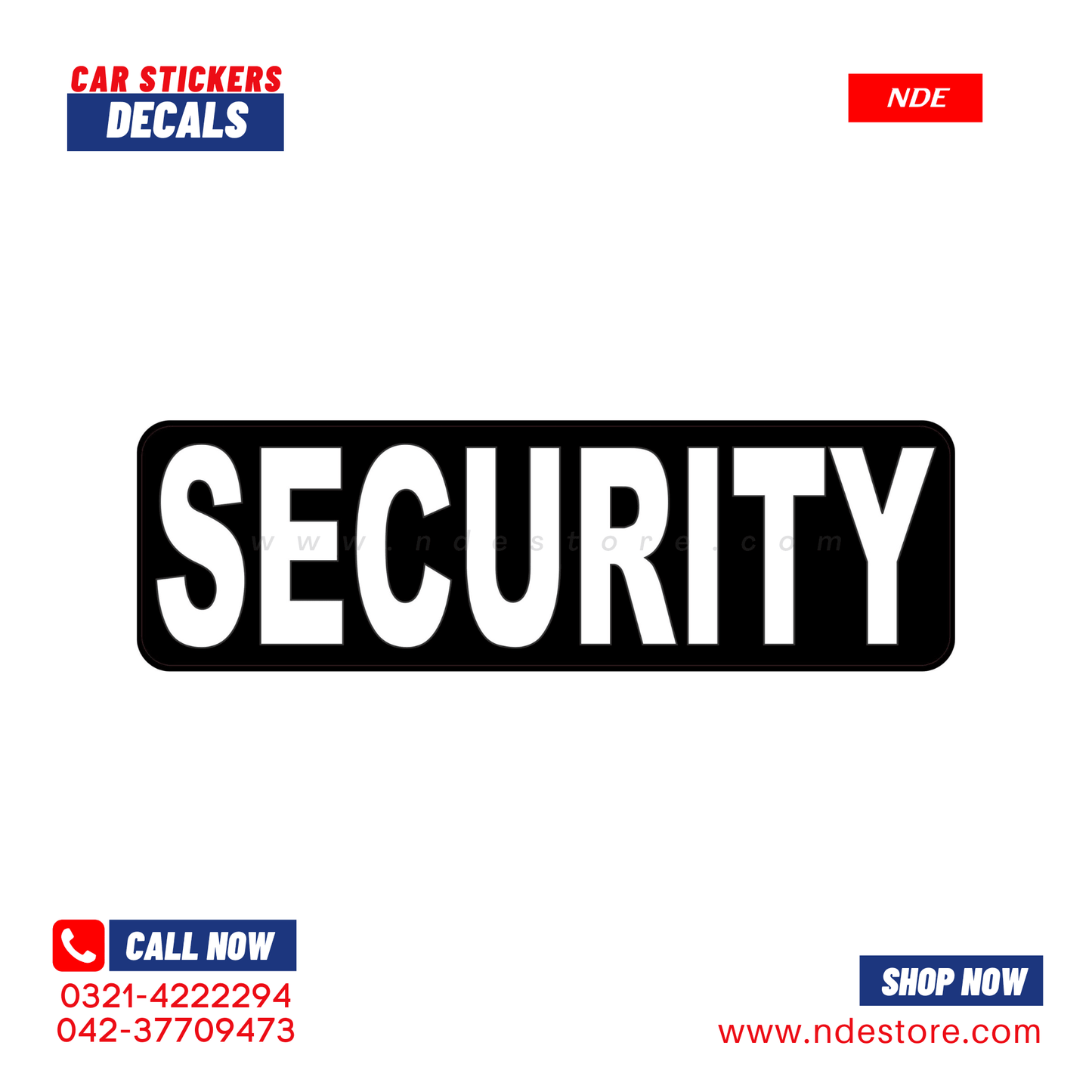 STICKER, SECURITY SKU 4002 - ndestore.com