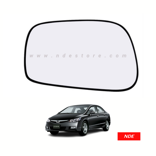 SIDE MIRROR GLASS FOR HONDA CIVIC (2006-2012)