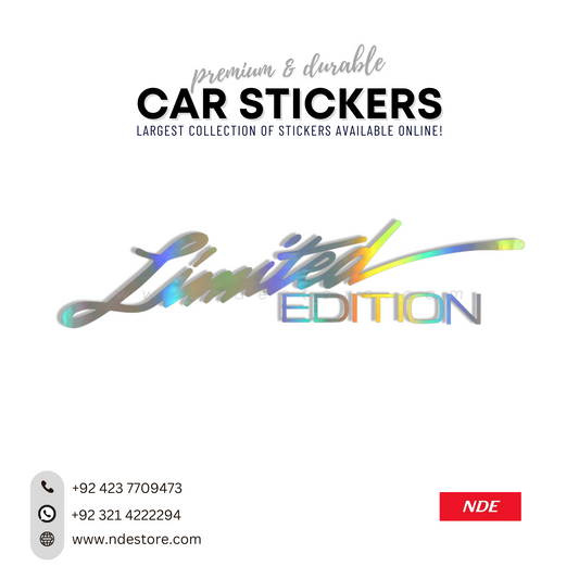STICKER, LIMITED EDITION (SILVER)