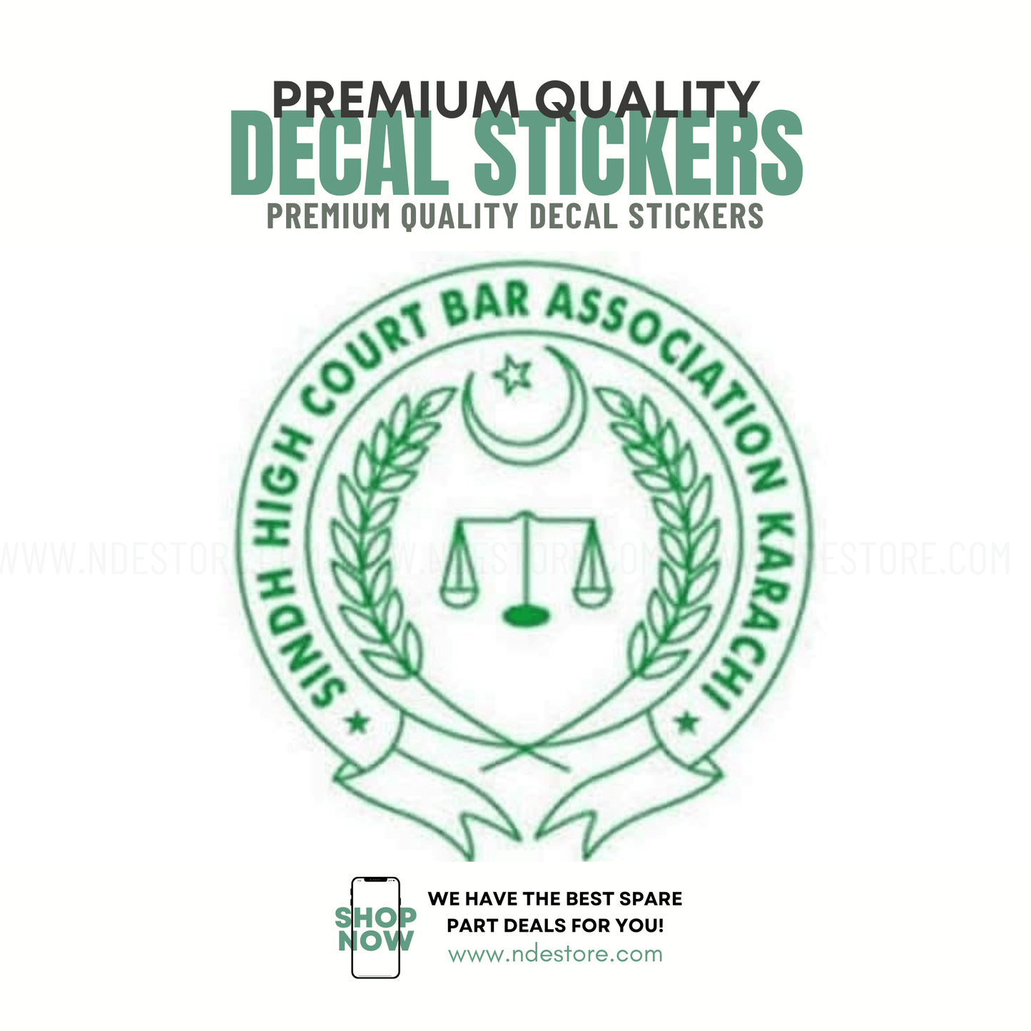 STICKER SINDH HIGH COURT BAR ASSOCIATION