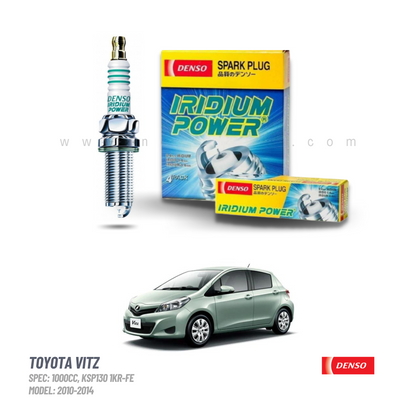 SPARK PLUG DENSO IRIDIUM POWER FOR TOYOTA VITZ (1000CC, 2010-2014)