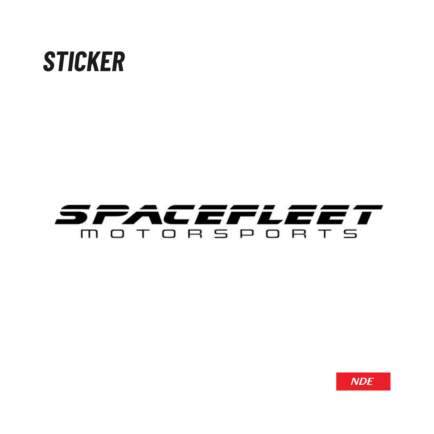 STICKER, SPACEFLEET MOTORSPORTS