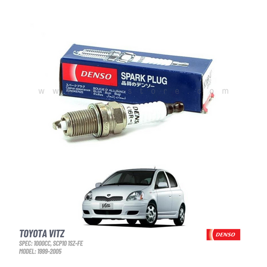 SPARK PLUG DENSO FOR TOYOTA VITZ (1000CC, 1999-2005)