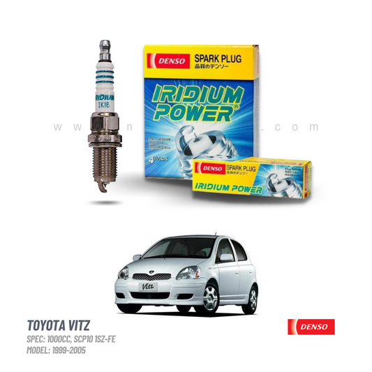 SPARK PLUG DENSO IRIDIUM POWER FOR TOYOTA VITZ (1000CC, 1999-2005)