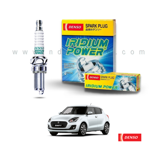 SPARK PLUG DENSO IRIDIUM POWER FOR SUZUKI SWIFT 4 PIECES (2018-2024)