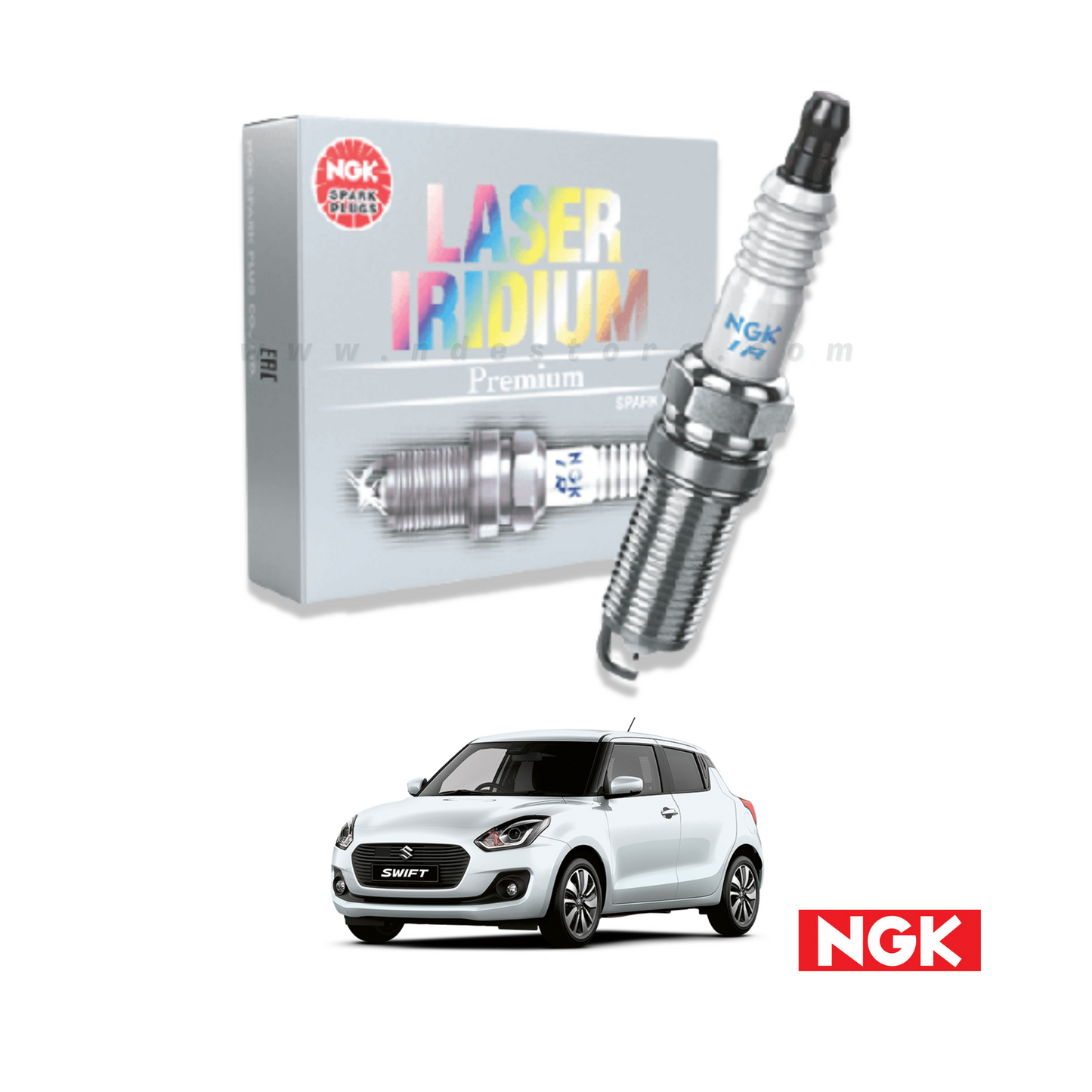 SPARK PLUG NGK LASER IRIDIUM FOR SUZUKI SWIFT (2018-2024)