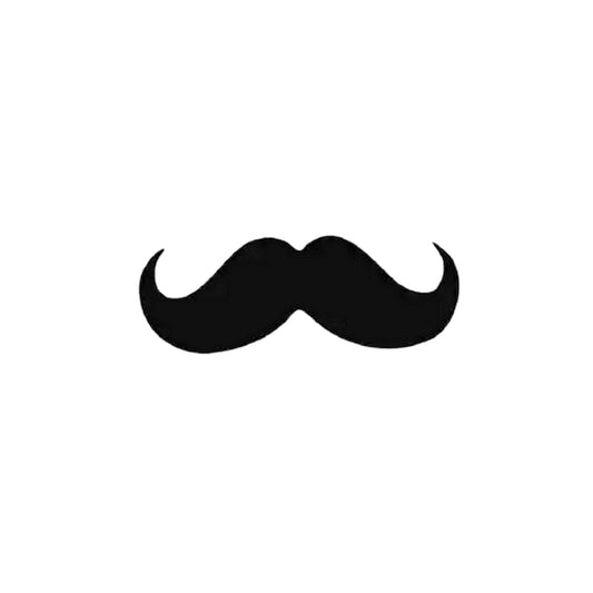 STICKER MOUSTACHE STICKER  | CAR WINDOW STICKER ACCESSORIES SKU:8029