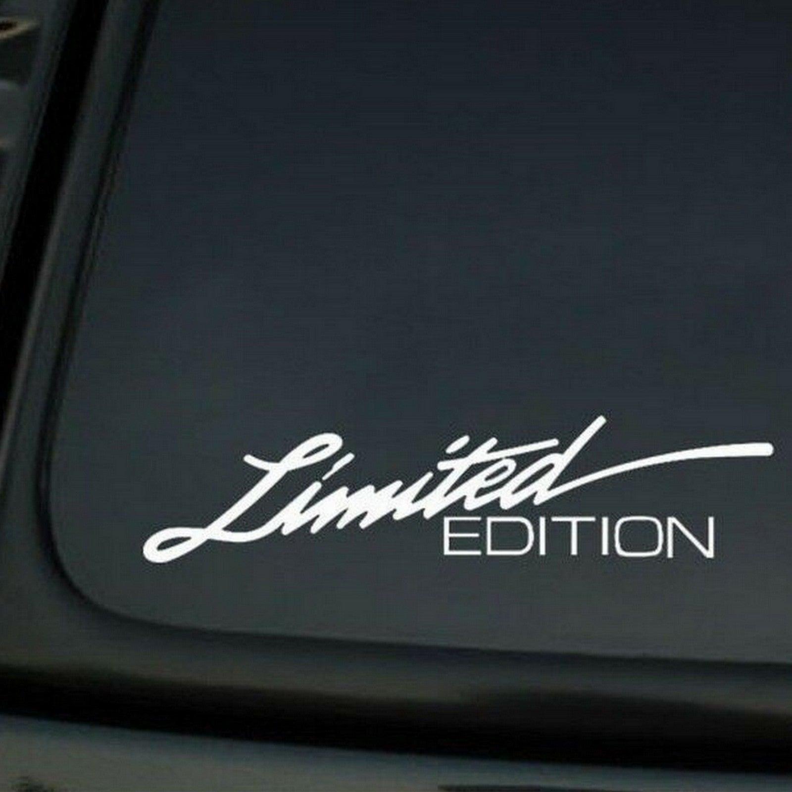 STICKER LIMITED EDITION (WHITE) | CAR STICKER SKU:8044 - ndestore.com