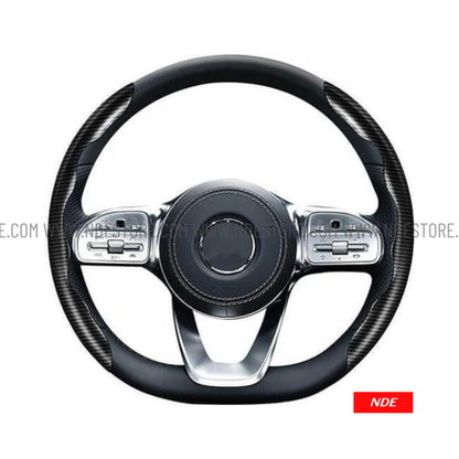 STEERING WHEEL COVER CARBON FIBER STYLE