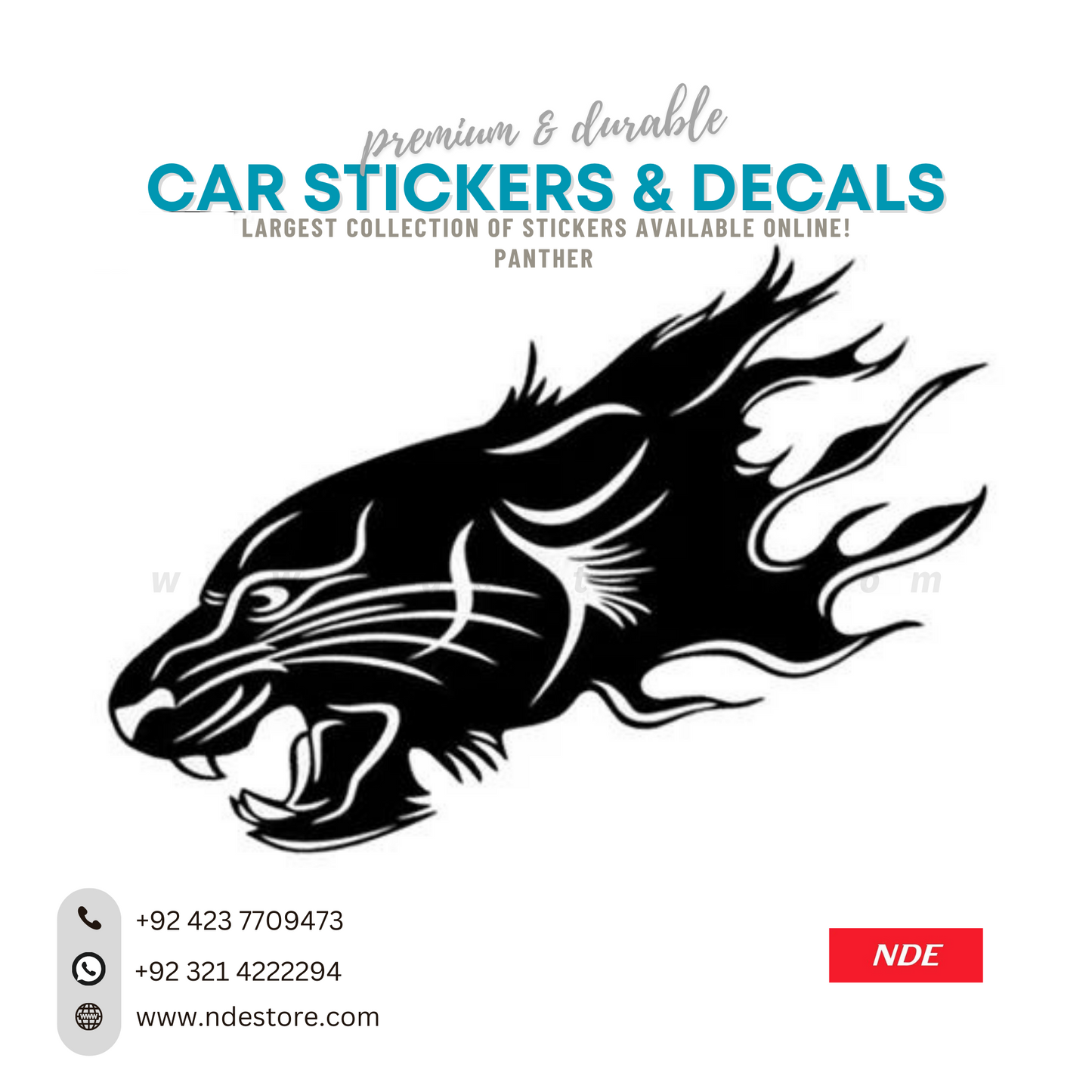 STICKER, PANTHER (PTH-002)