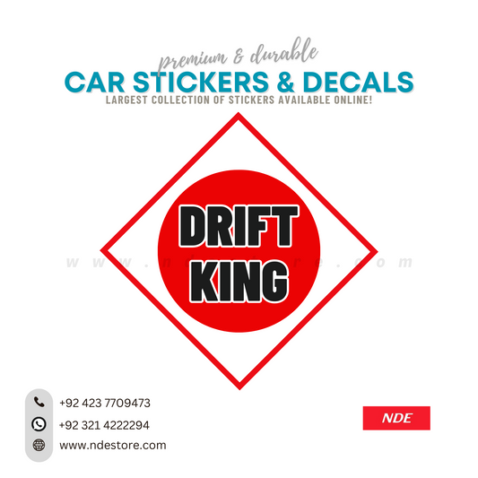 STICKER, DRIFT KING