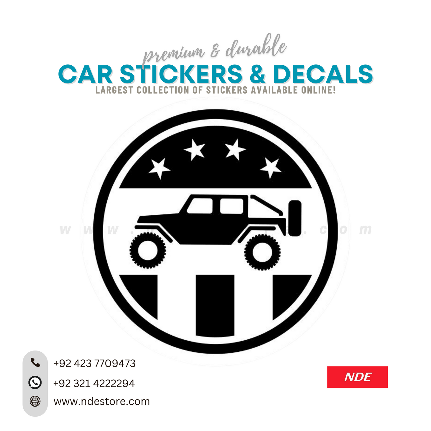 STICKER, JEEP AMERICA  (J005)