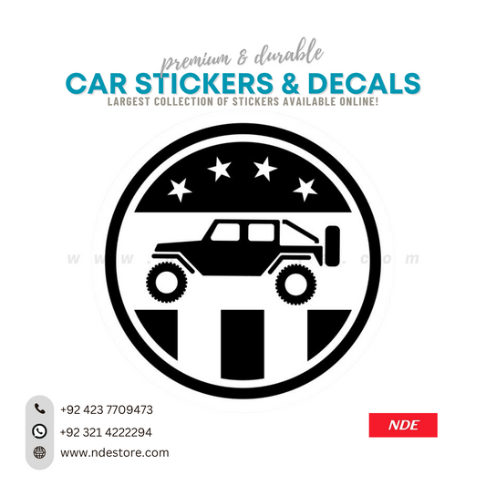 STICKER, JEEP AMERICA  (J005)