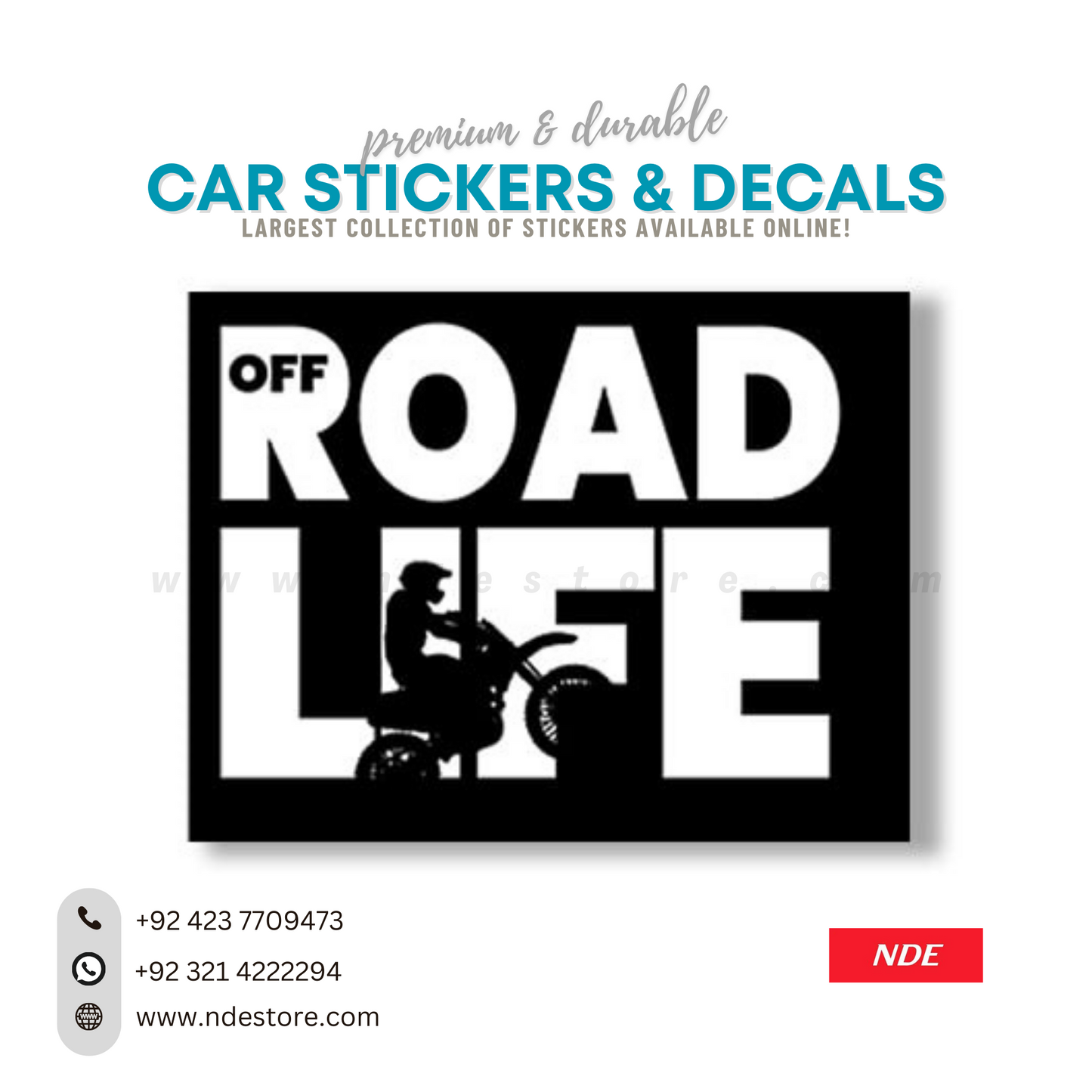 STICKER, OFF ROAD LIFE