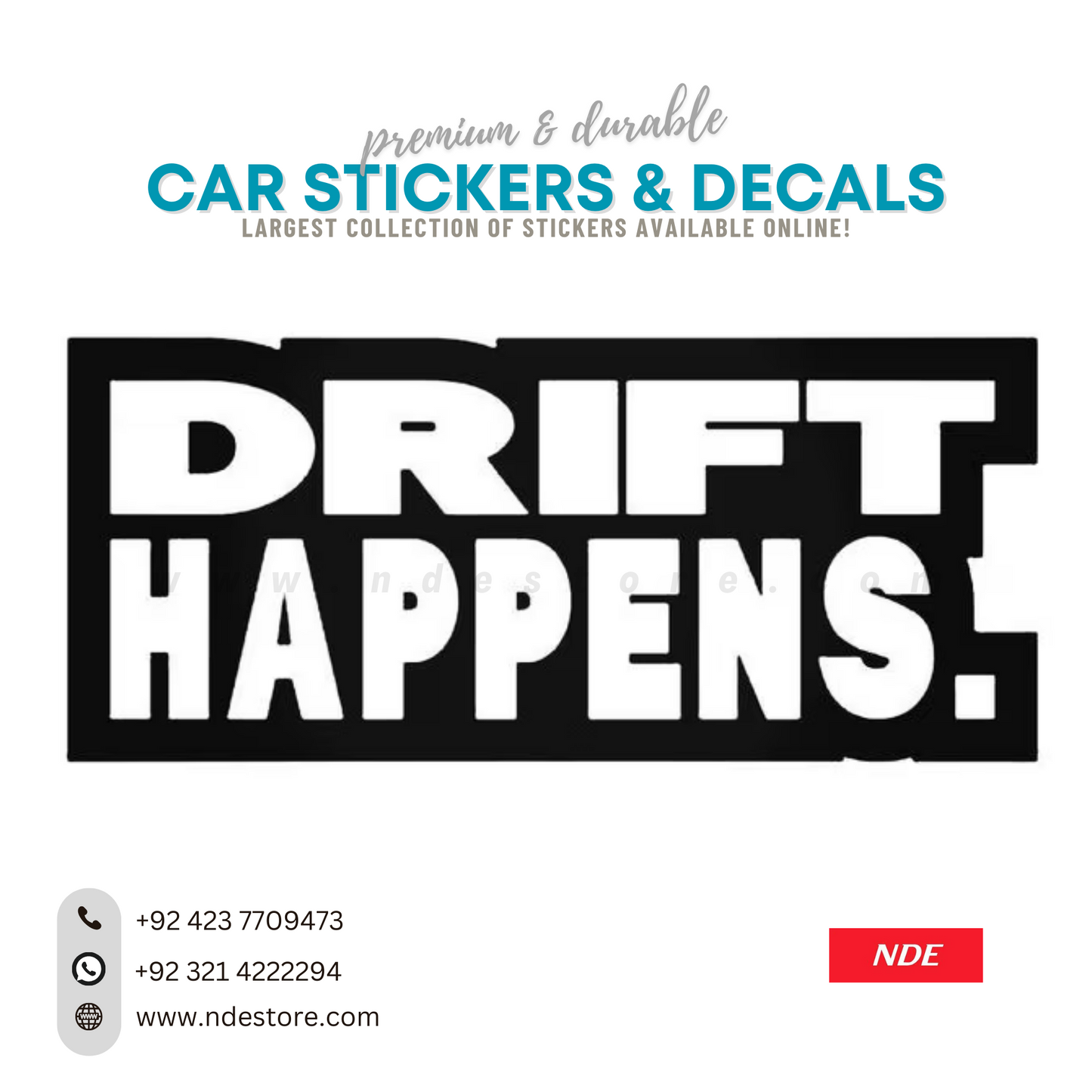 STICKER, DRIFT HAPPENS