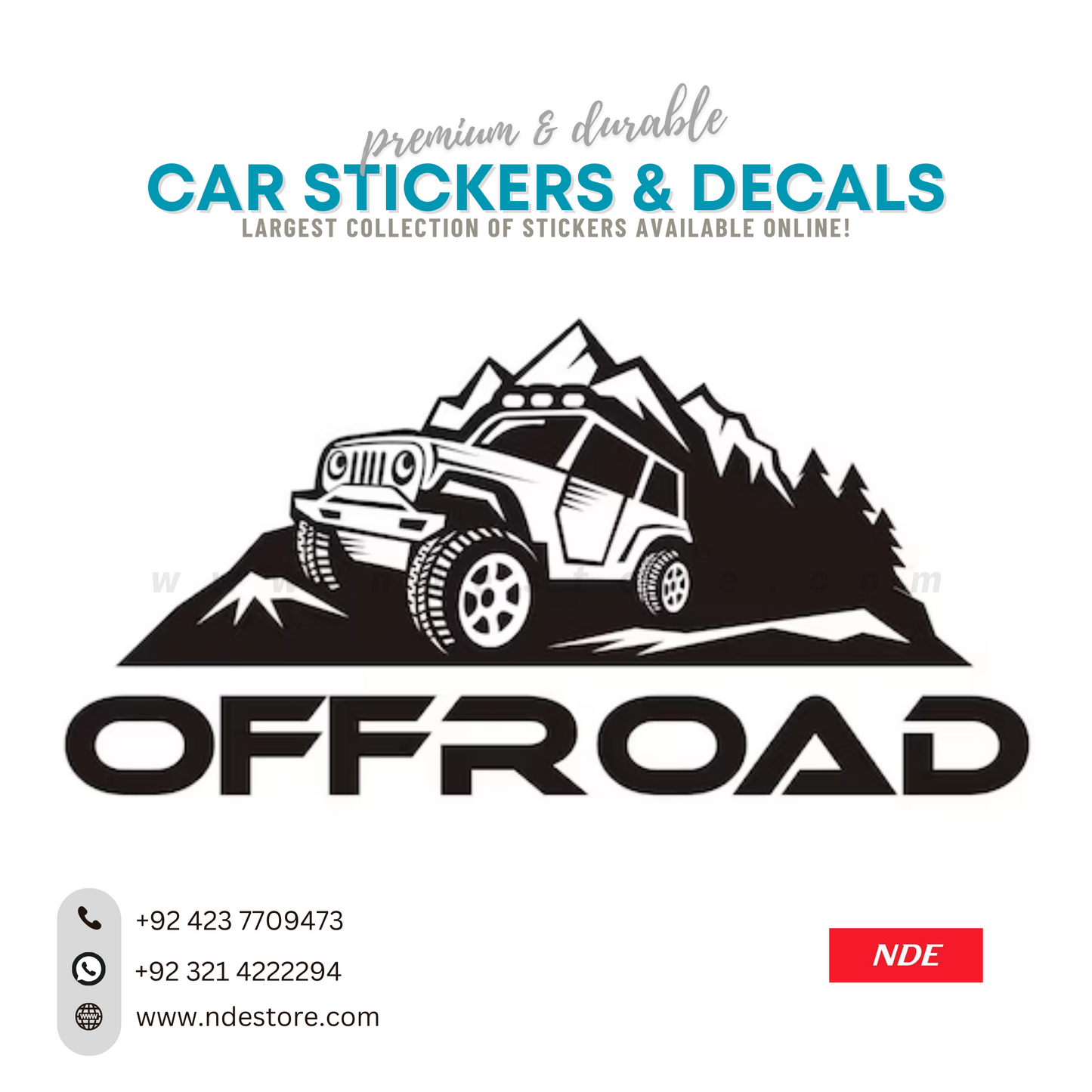 STICKER, JEEP OFF ROAD (J007)