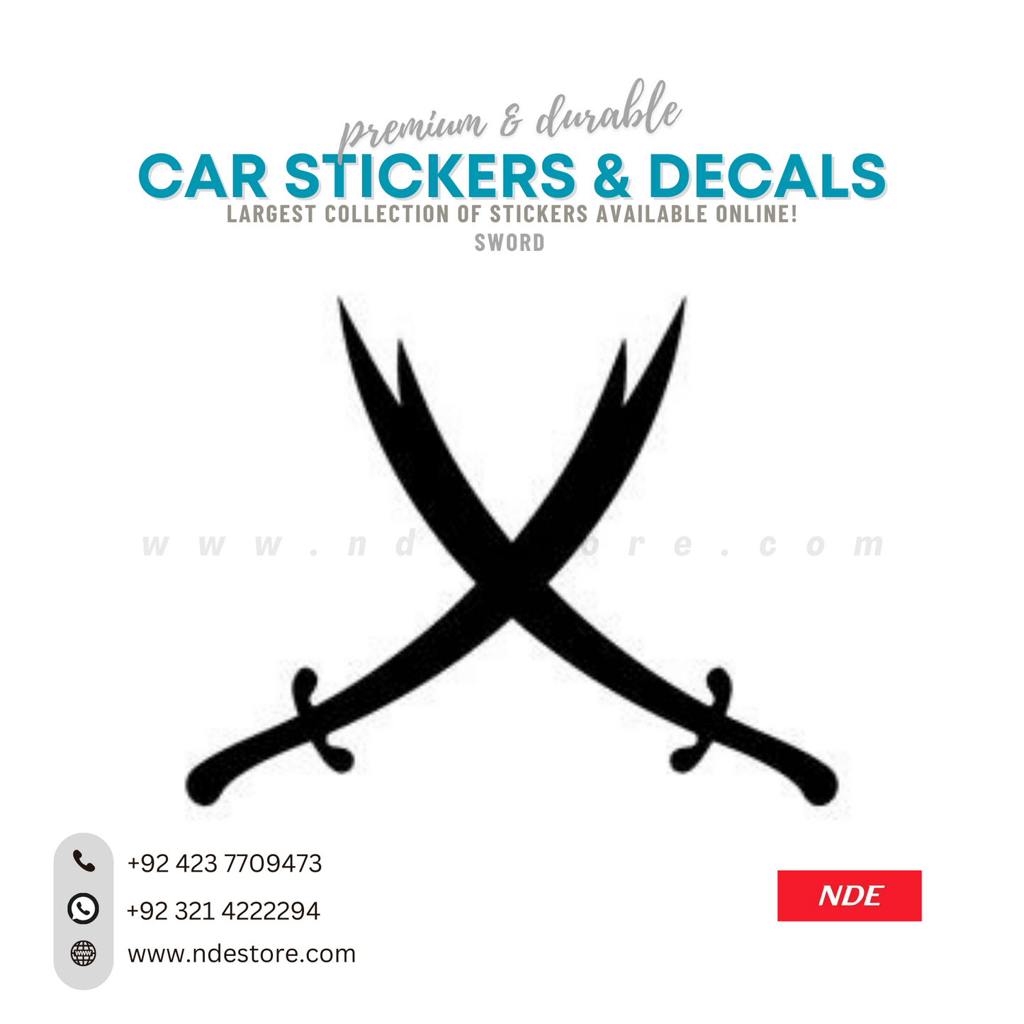 STICKER, ZULFIQAR SWORD