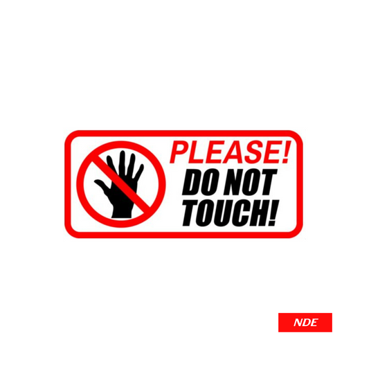 STICKER DO NOT TOUCH - ndestore.com