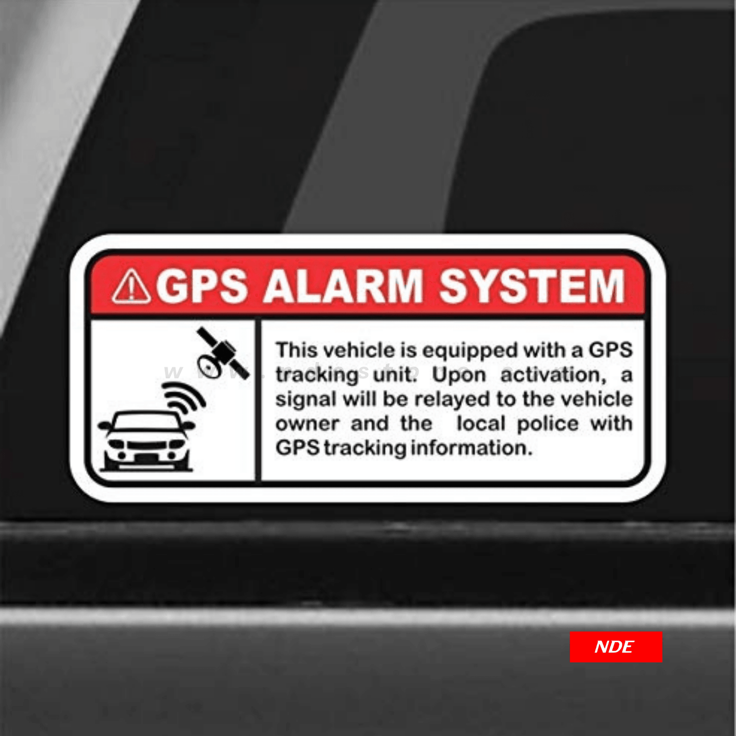 STICKER GPS ALARM SYSTEM - ndestore.com